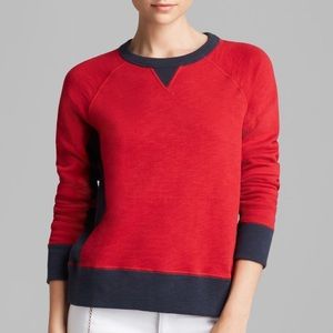 rag & bone Sweaters - Rag and Bone red and navy sweater pullover rag & bone Sweaters - Rag and Bone red and navy sweater pullover